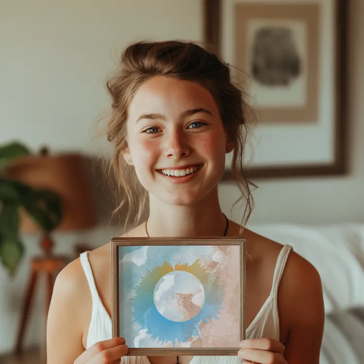 Emma Sound Wave Art Gift