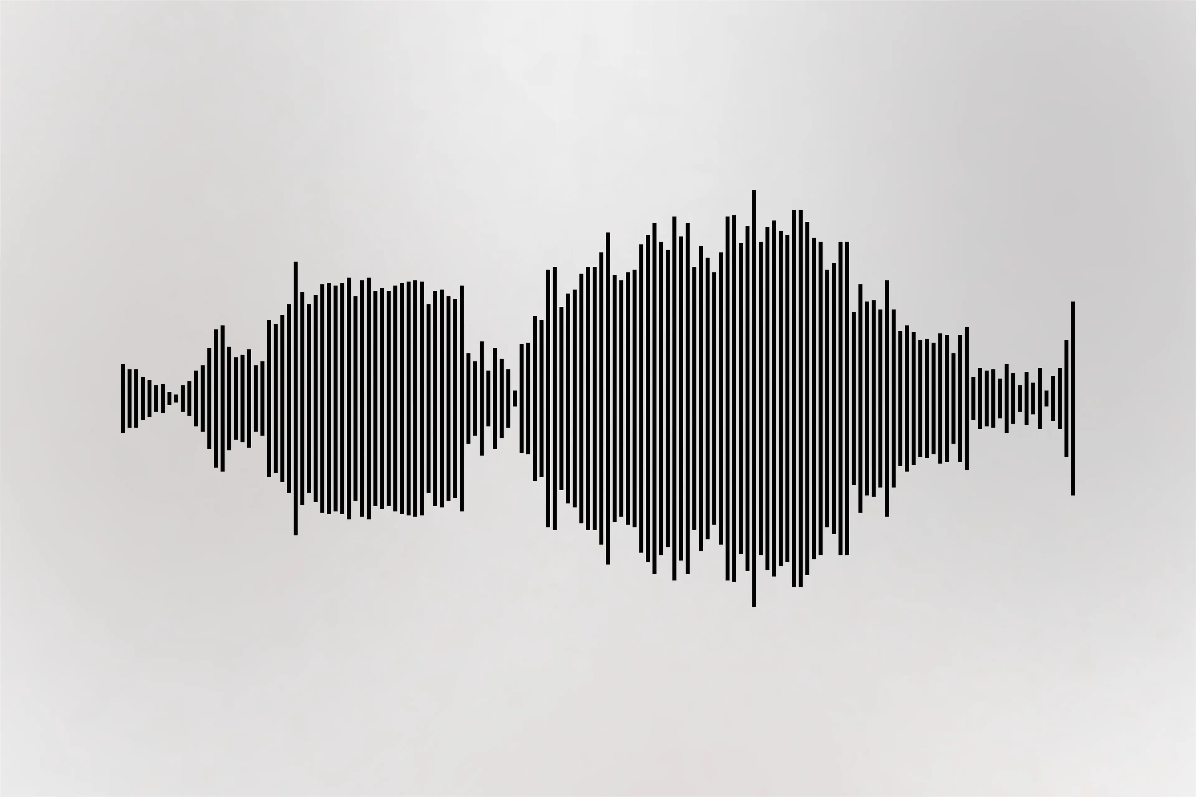 WaveVisual sound wave art template: Space