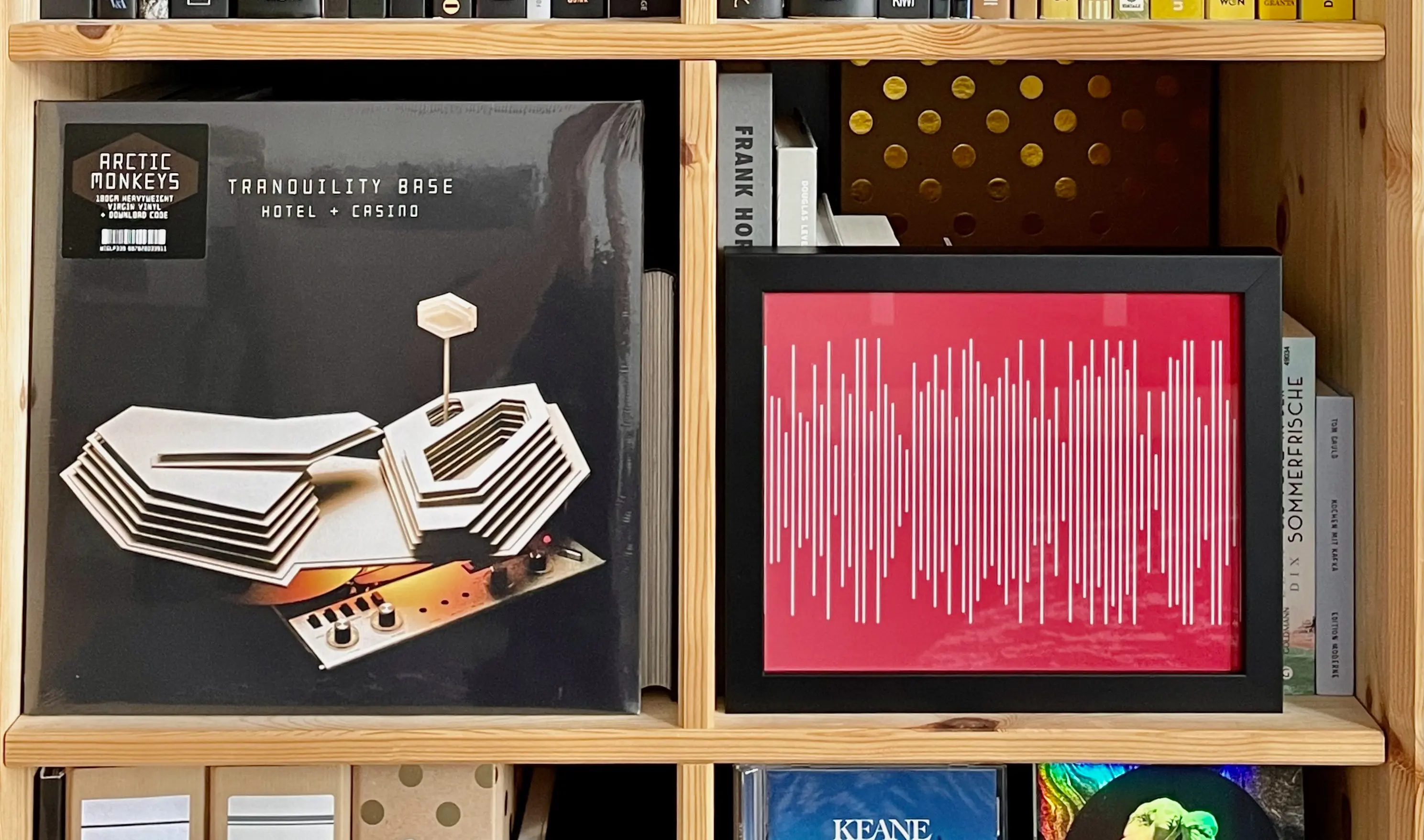 Personalized sound wave art example