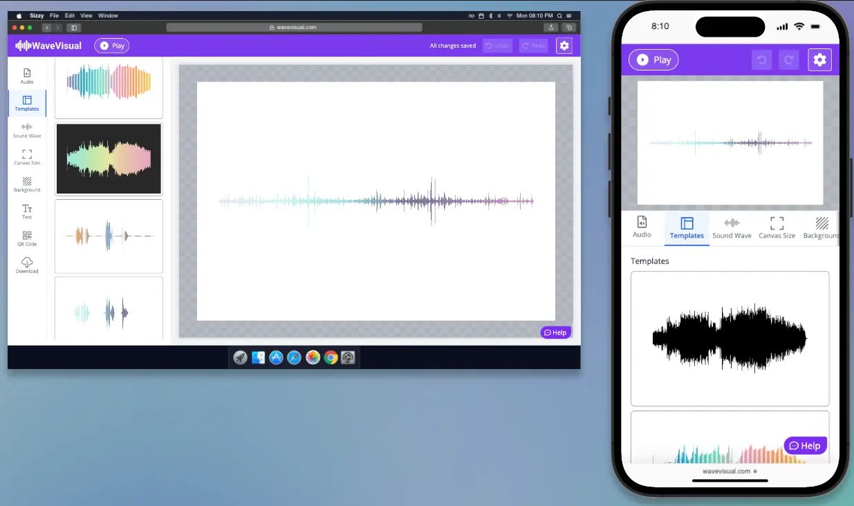 Templates Menu in Editor